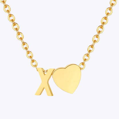 Heart Letter Necklace