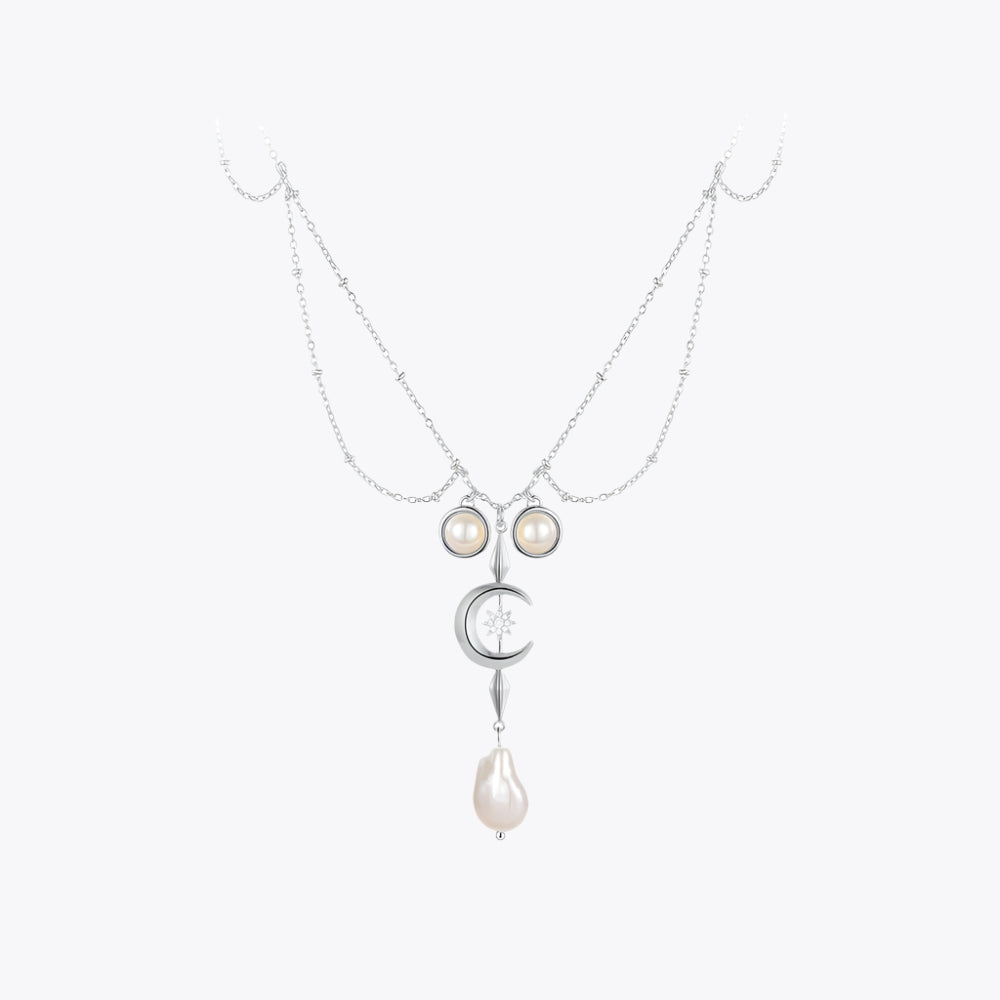 Moon Star Collar Necklace
