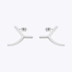 Cut Arc Geometric Earrings