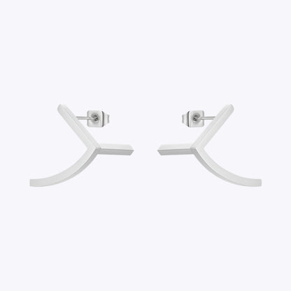 Cut Arc Geometric Earrings