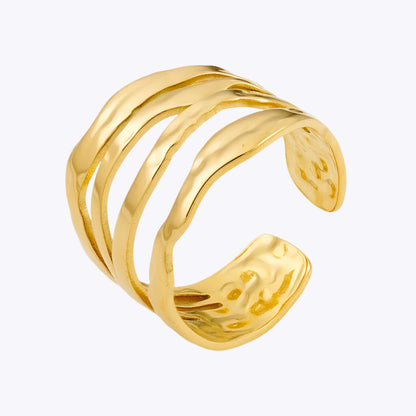 Wave Stack Ring