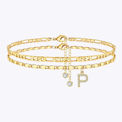 Initial Double Anklet
