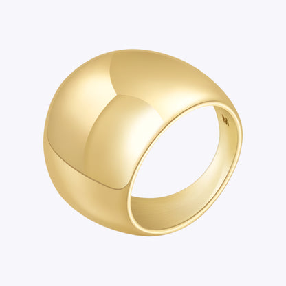Jumbo Round Geometric Ring