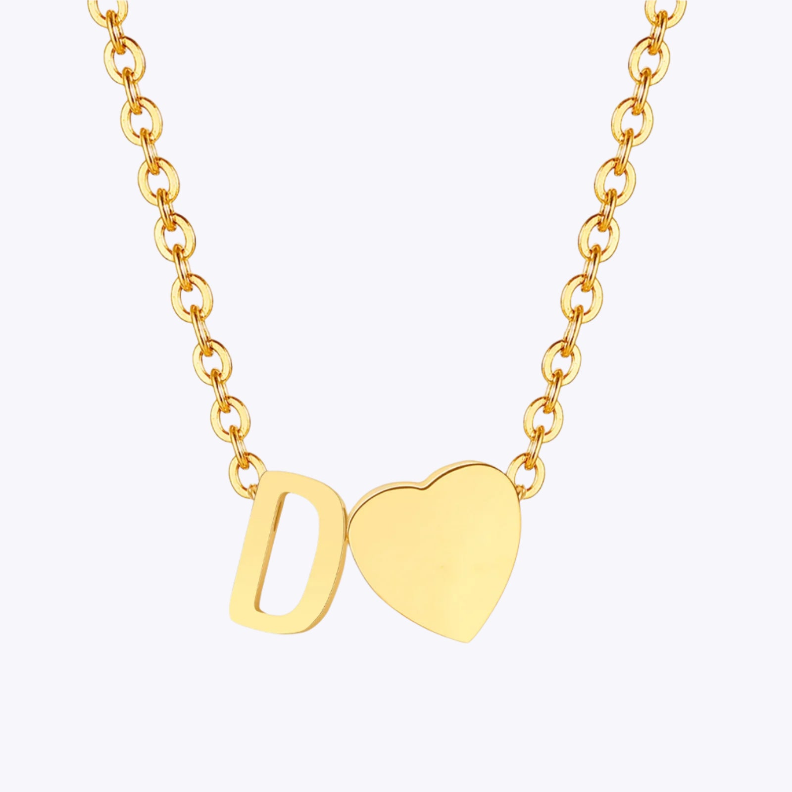 Heart Letter Necklace