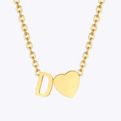 Heart Letter Necklace