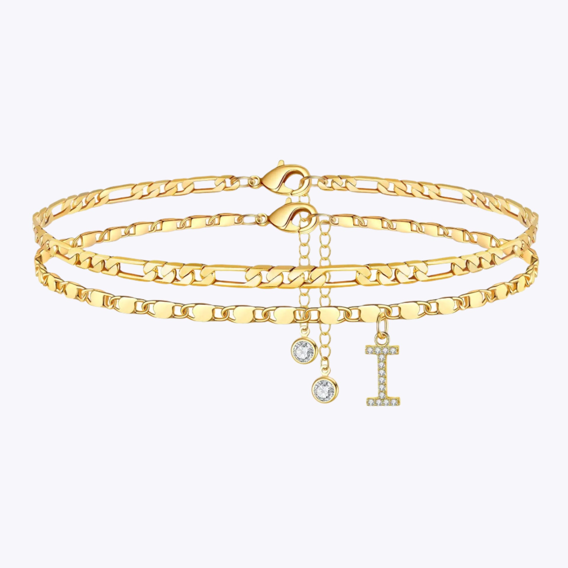 Initial Double Anklet