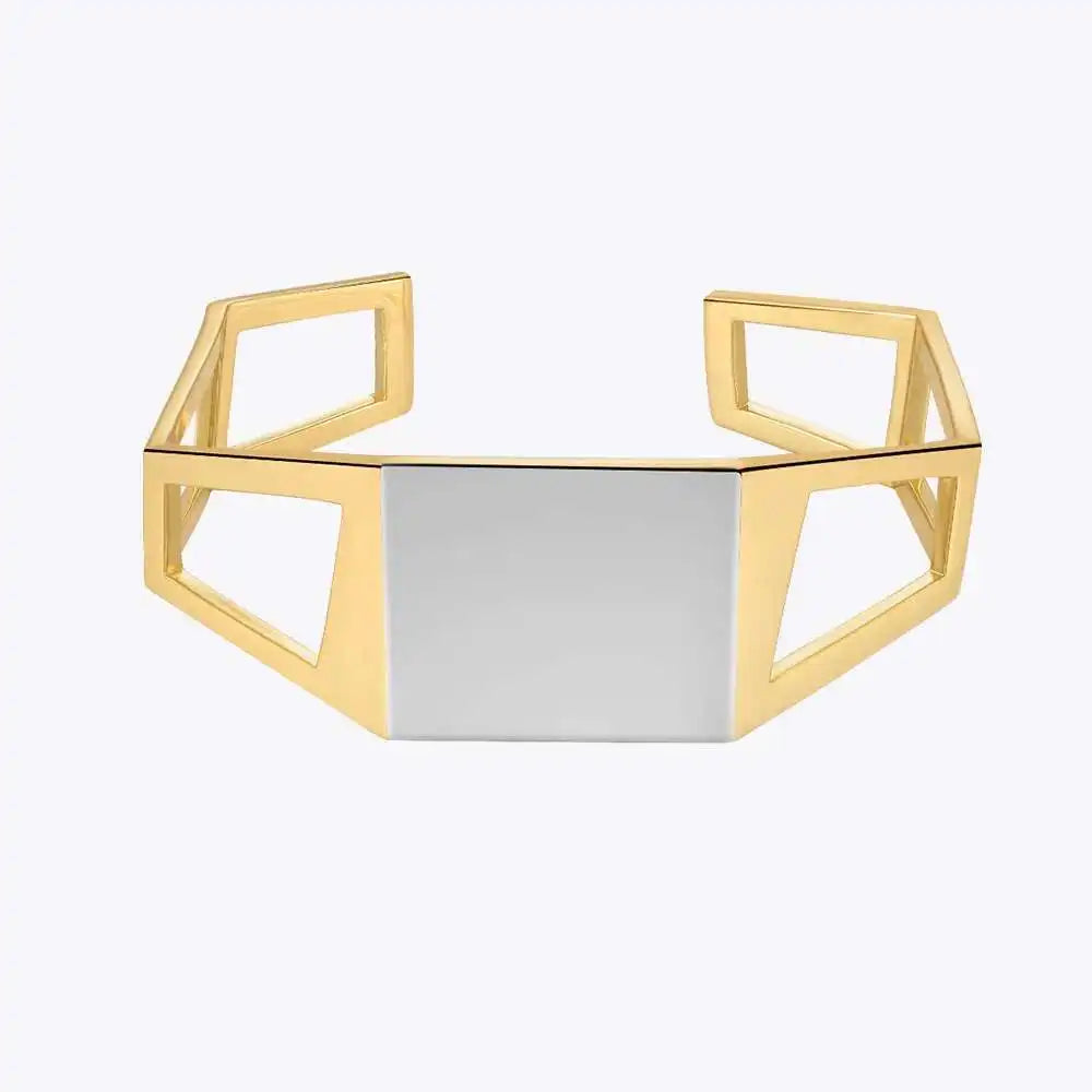 Open Base Geometric Bracelet