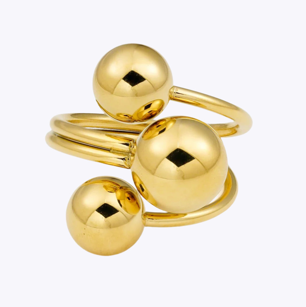 Steel Bead Ring – JAQUE HUÉ