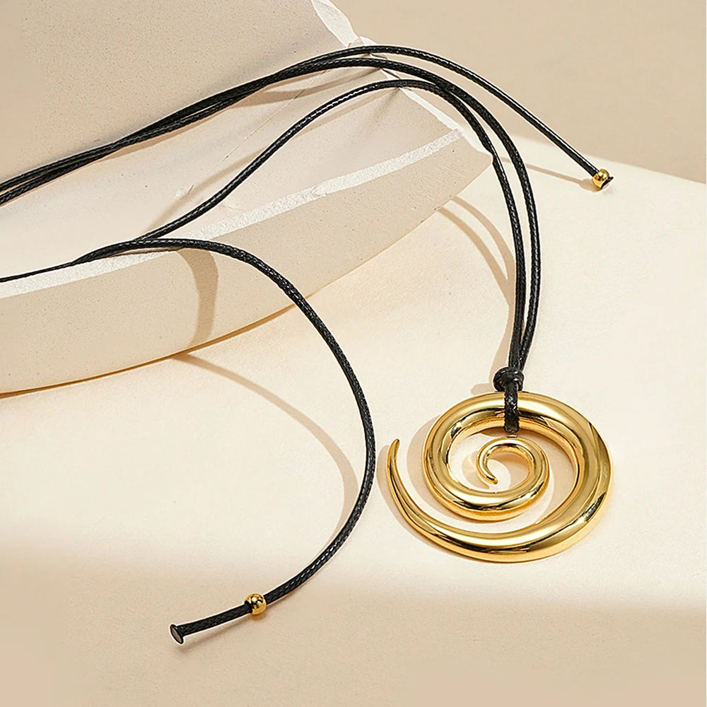 Spiral Coil Pendant