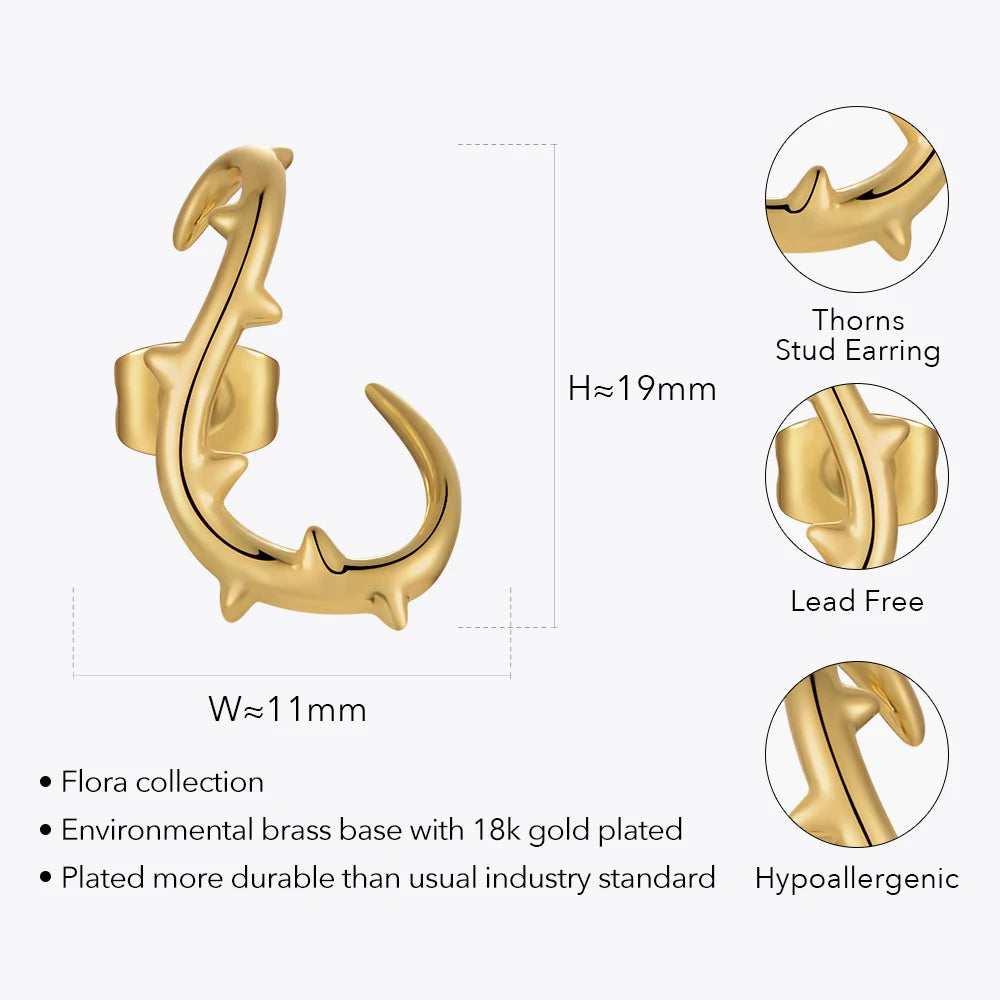 Thistle Thorn Poison Earrings