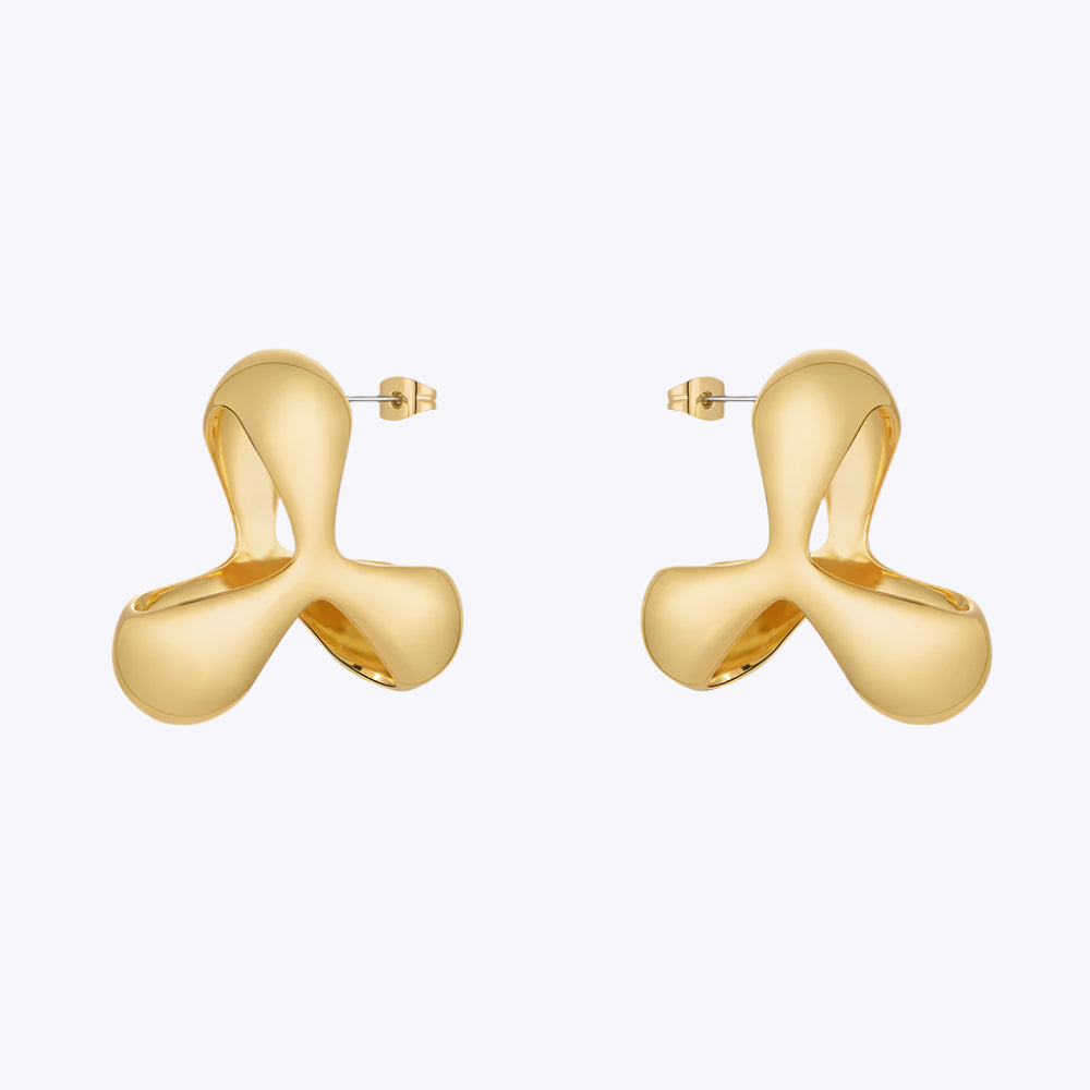 Space Tri-Wind Earrings