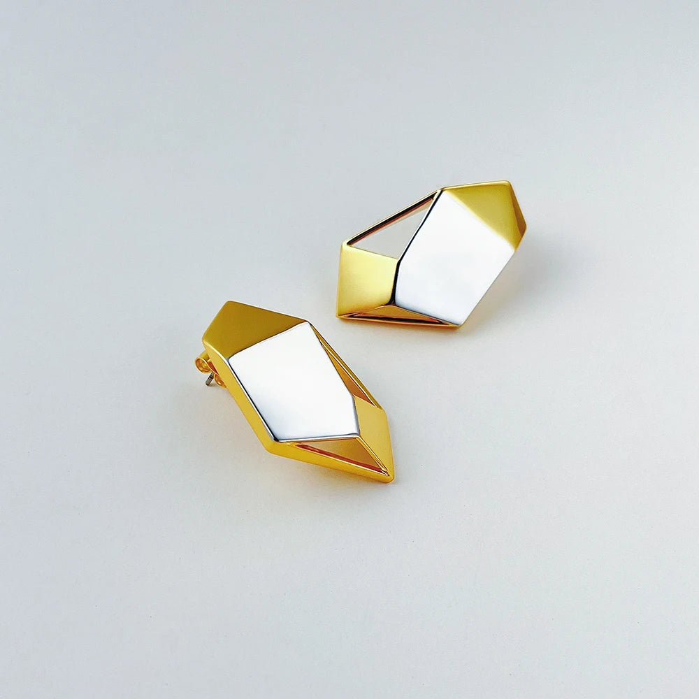 Prismatic Geometric Earring