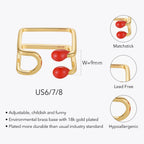 Red Matchstick Ring