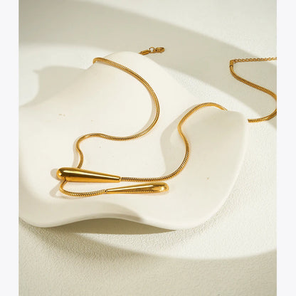 Tear Drop Choker Necklace