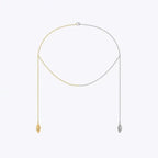 Split Punk Rain Drop Necklace