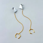 Clip Drop Geometric Earrings