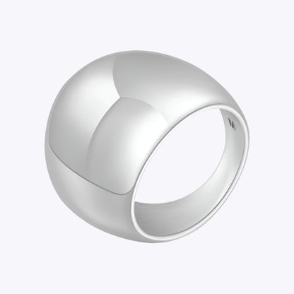Jumbo Round Geometric Ring