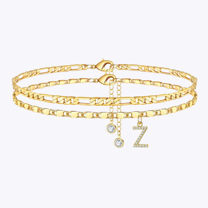 Initial Double Anklet