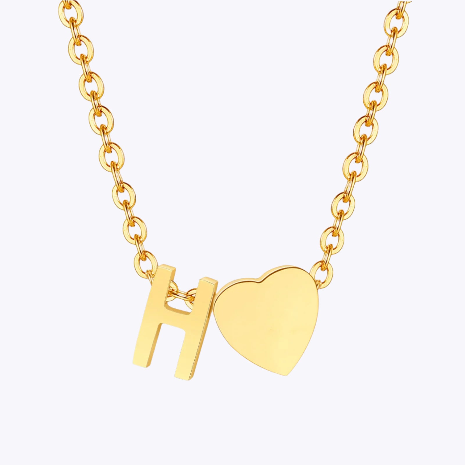 Heart Letter Necklace
