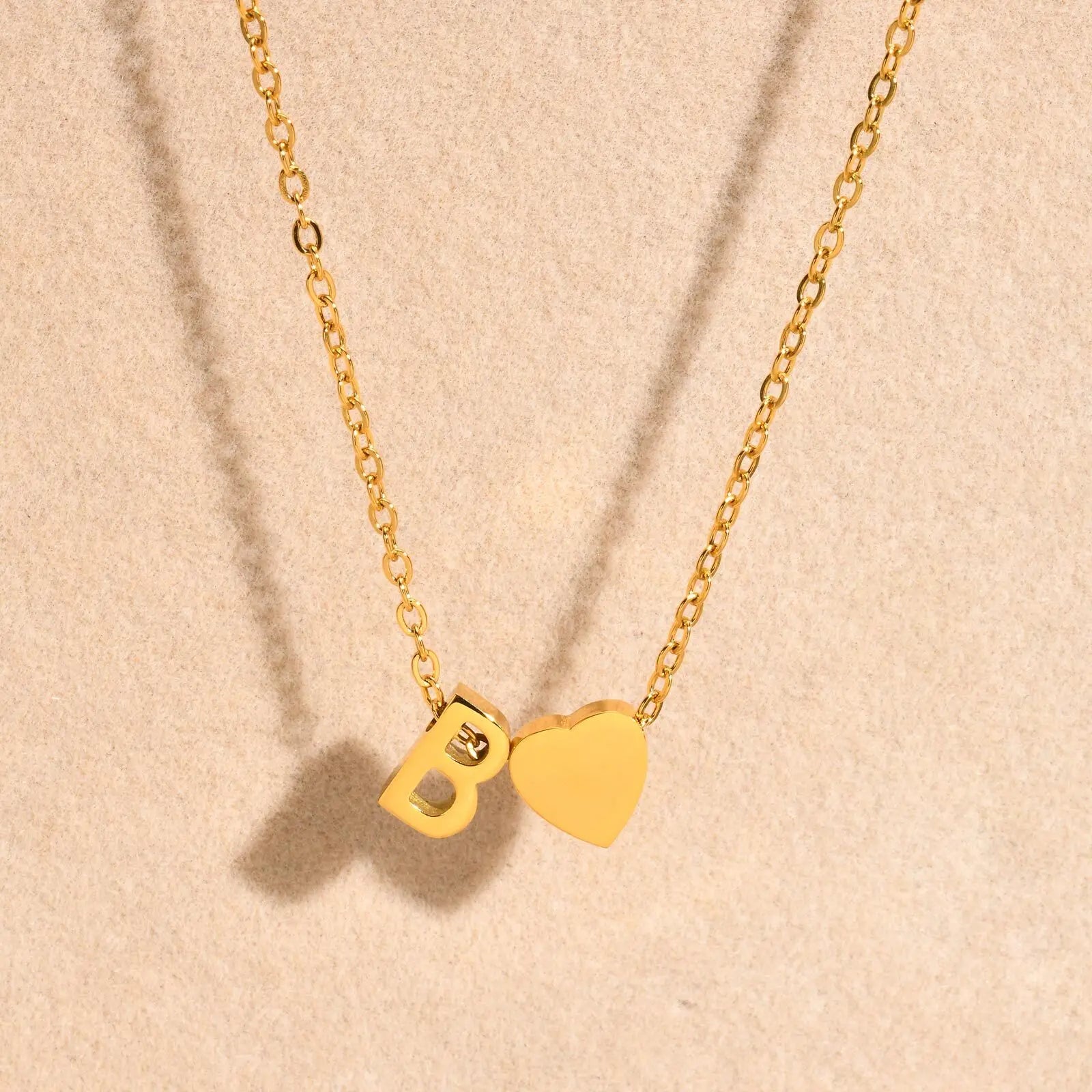 Heart Letter Necklace