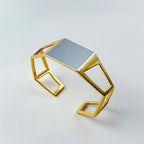 Open Base Geometric Bracelet