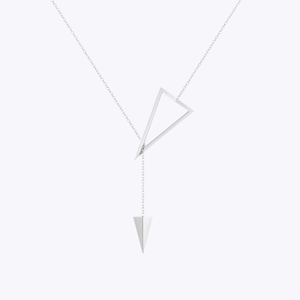 Triangle Geometric Necklace