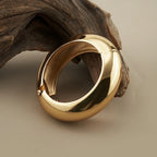 Hollow Curved Bangle Bracelet