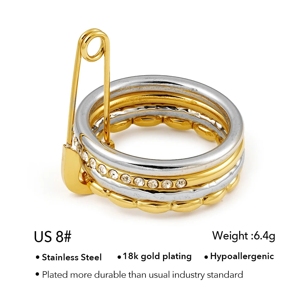 Safety Pin Ring
