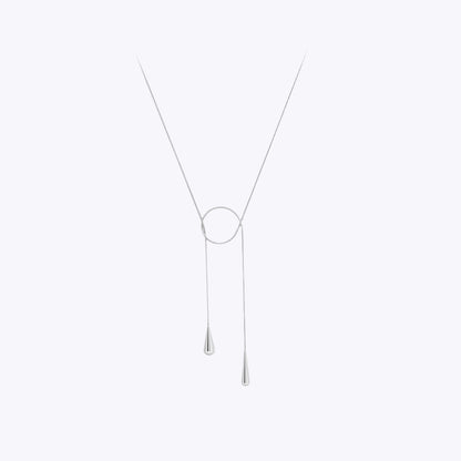 Double Water Drop Punk Necklace