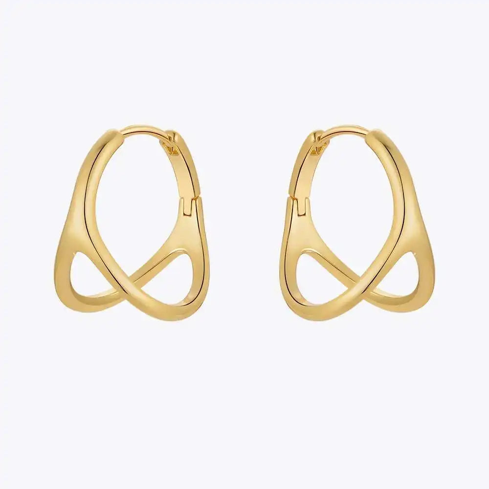 Geometric Space Earrings