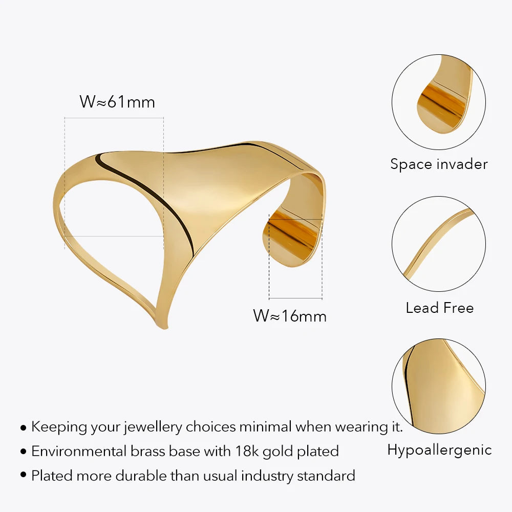 Pulse Palm Space Bangle