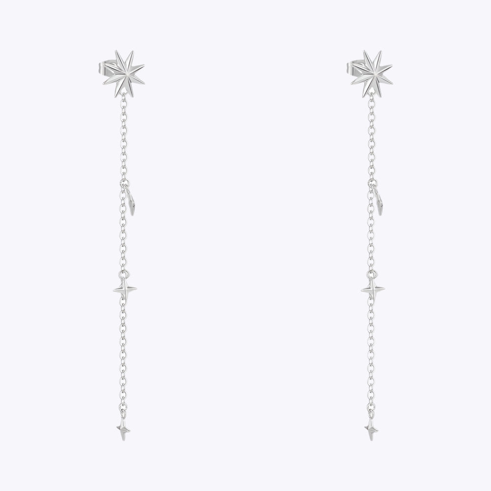 Star Drop Earrings