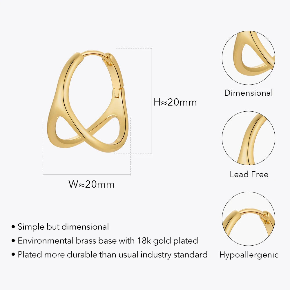 Geometric Space Earrings