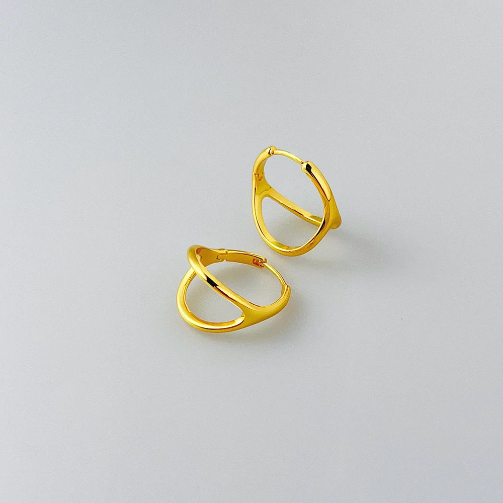 Geometric Space Earrings