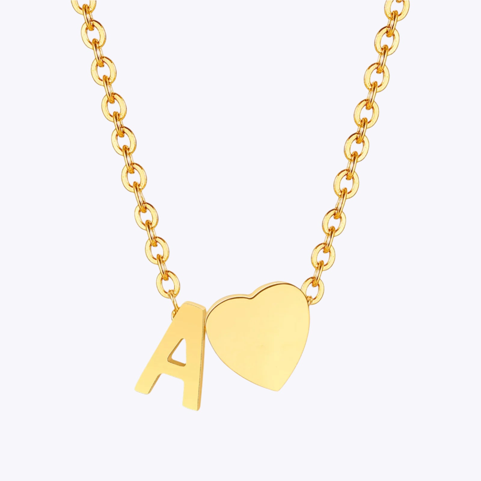 Heart Letter Necklace