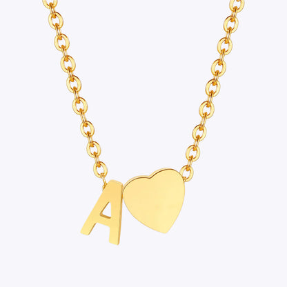 Heart Letter Necklace
