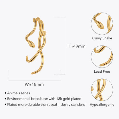 Snake Poison Earrings