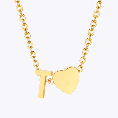 Heart Letter Necklace