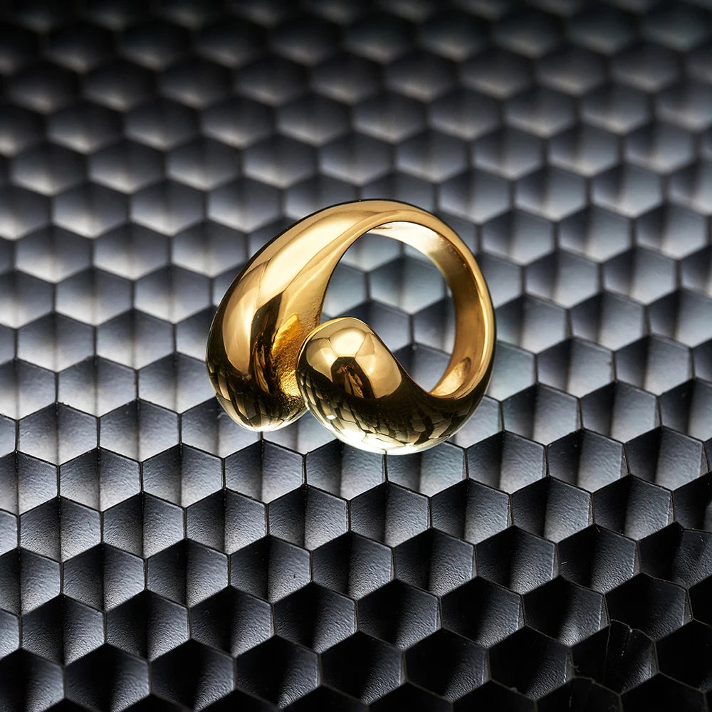 Rain Drop Blob Ring