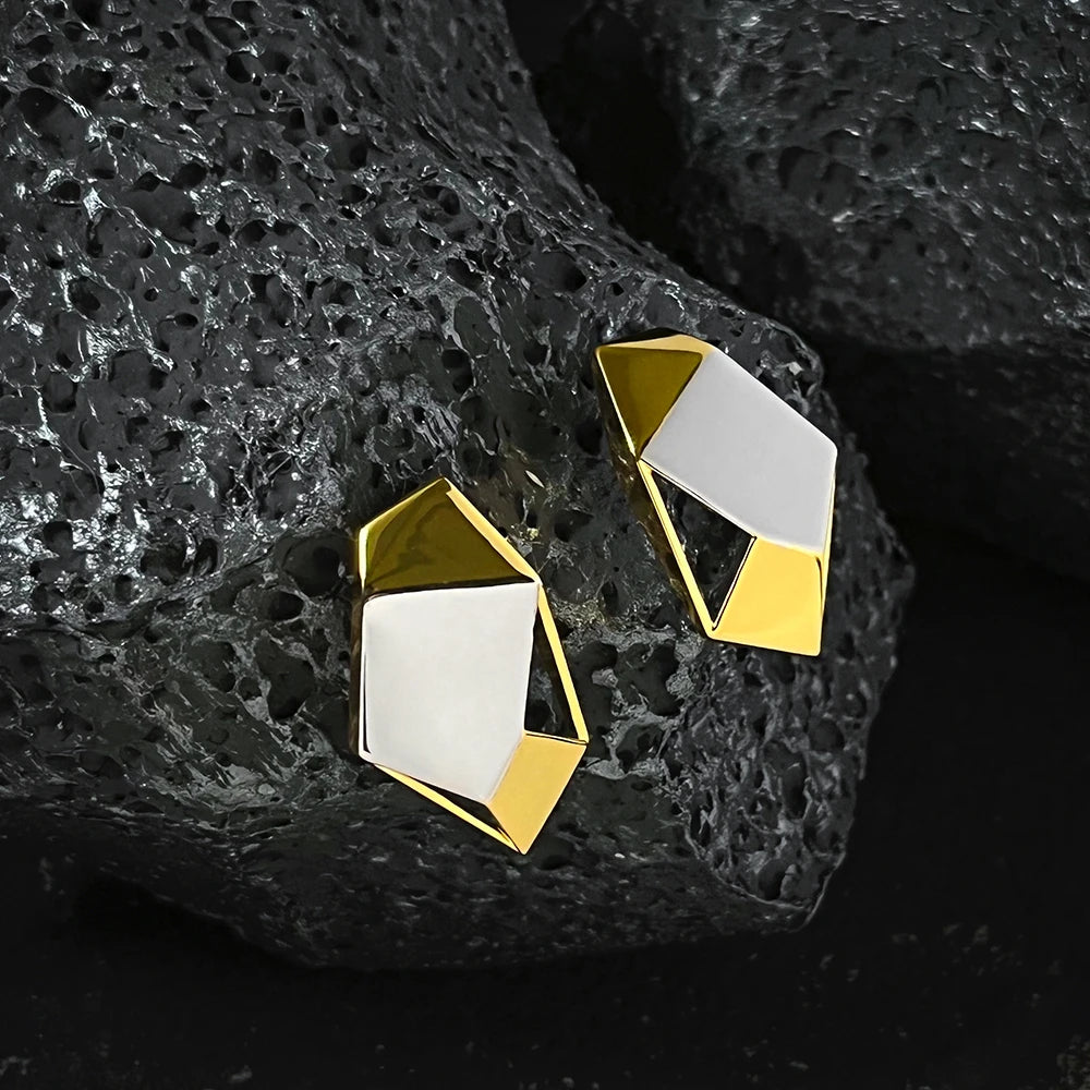 Prismatic Geometric Earring