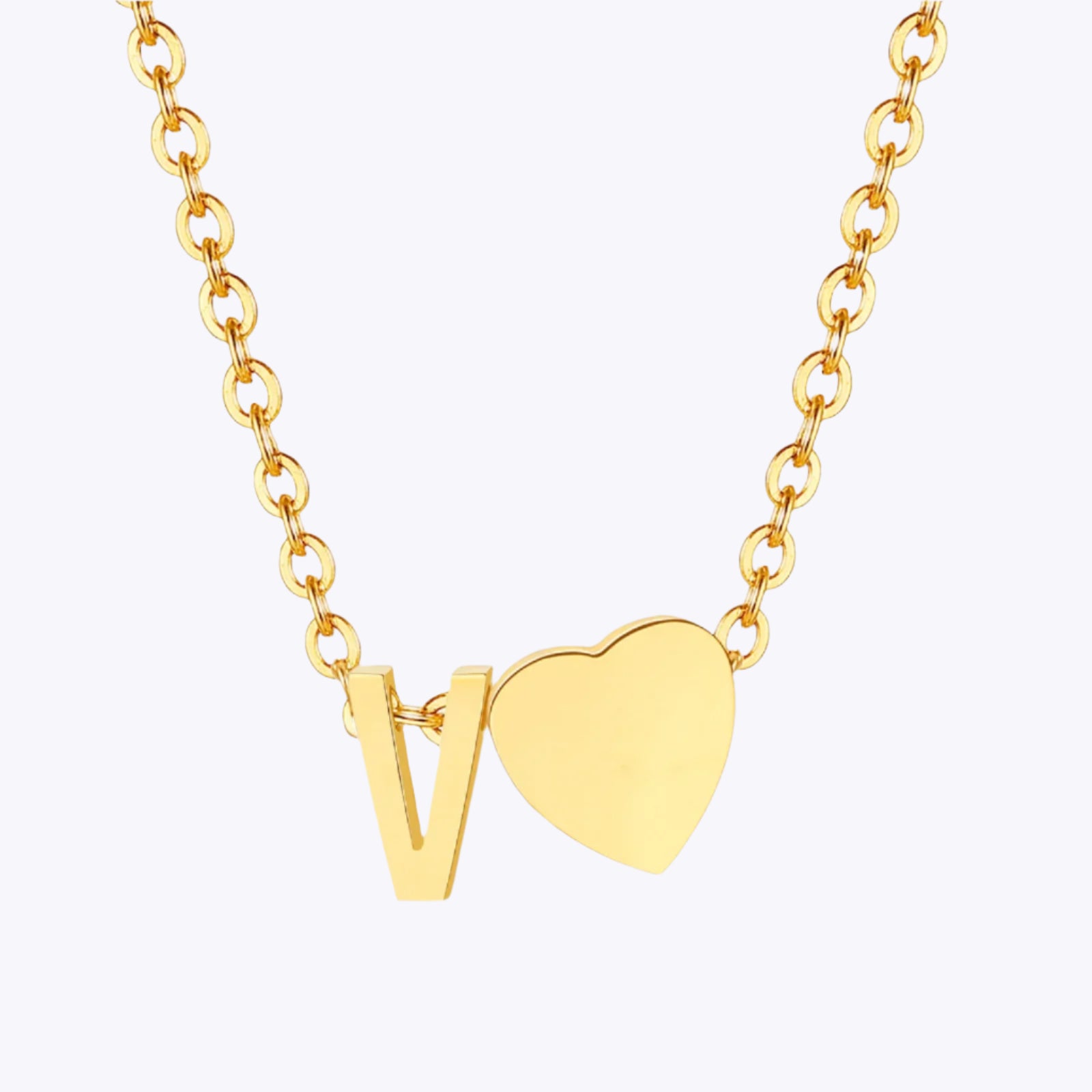 Heart Letter Necklace