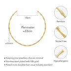 Bamboo Choker Necklace