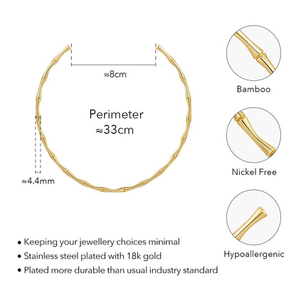 Bamboo Choker Necklace