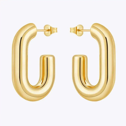 Jumbo Oval Earrings