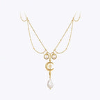 Moon Star Collar Necklace