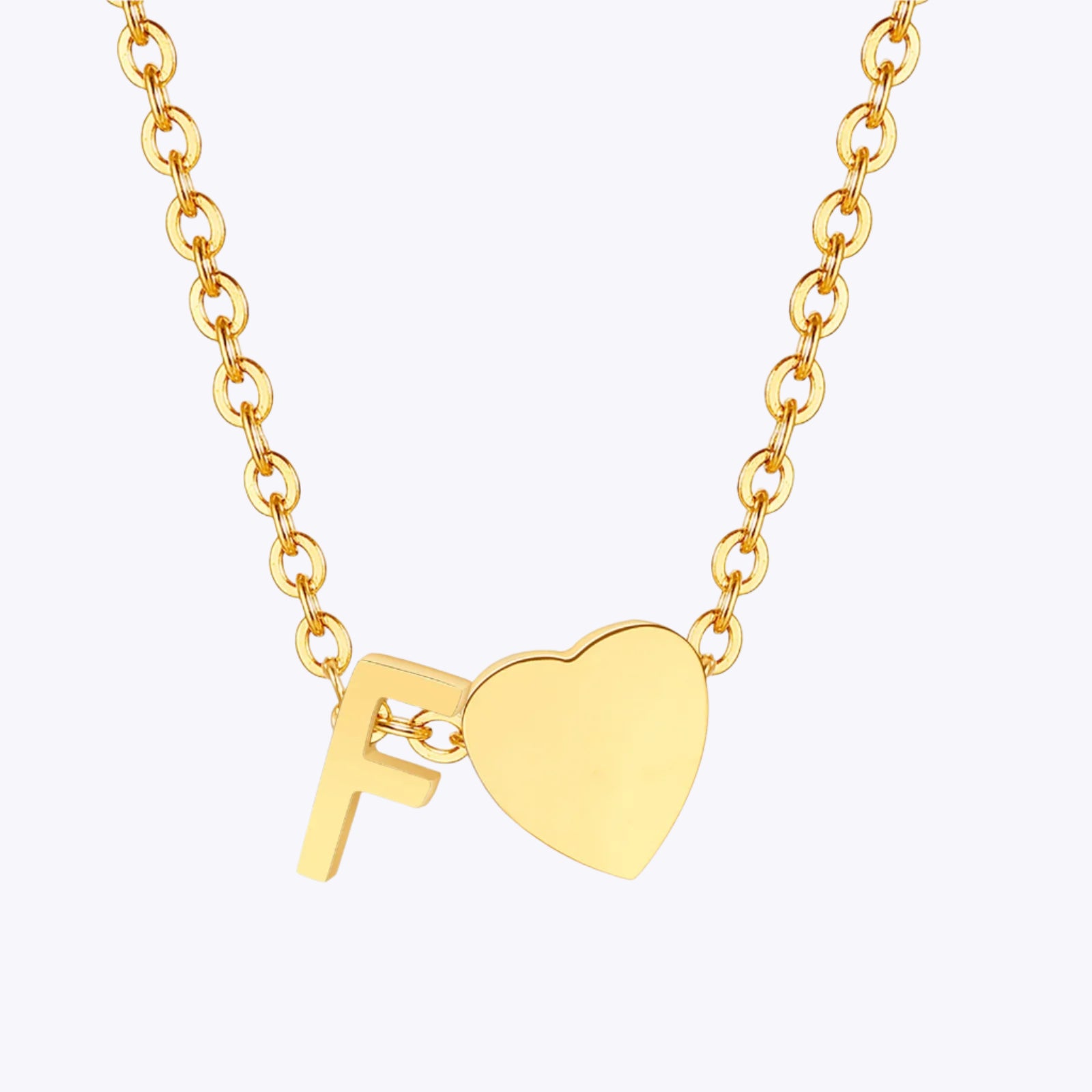 Heart Letter Necklace