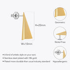 Triangle Geometric Earrings
