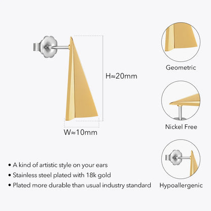 Triangle Geometric Earrings