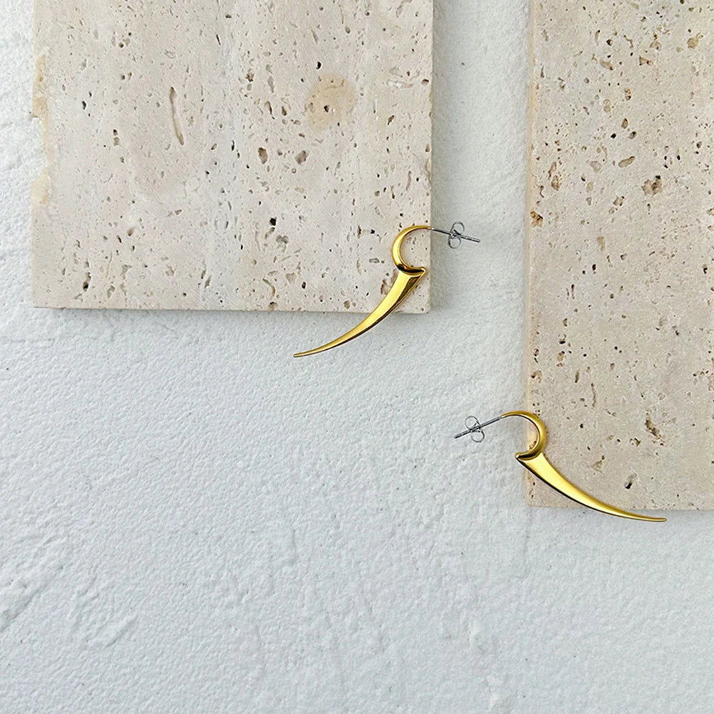 Back Blade Punk Earrings