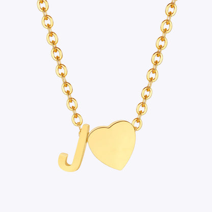 Heart Letter Necklace